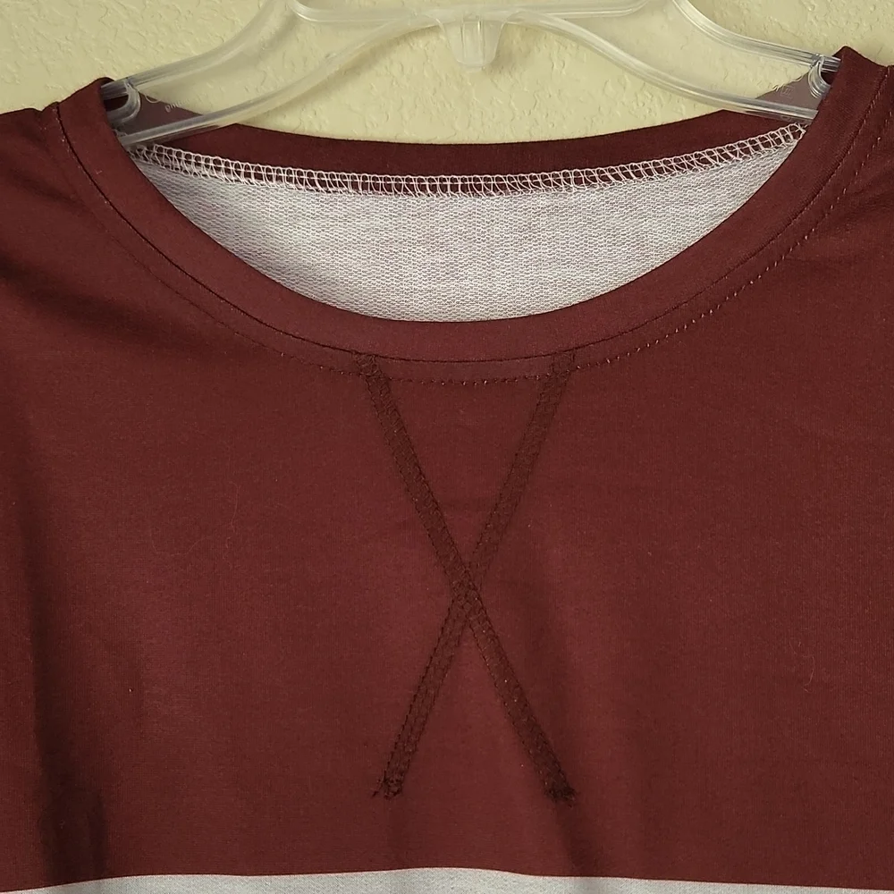 SHEIN‎ Stripe Crewneck Pullover XL - Picture 3 of 5